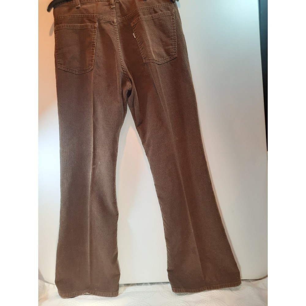 Vintage Levis Corduroy Pants, Men's White Levi Tag - Picture 4 of 12